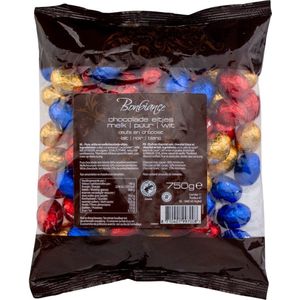Bonbiance - Massieve Chocolade Paas Eitjes - Melk Puur & Wit - Zak 750 Gram