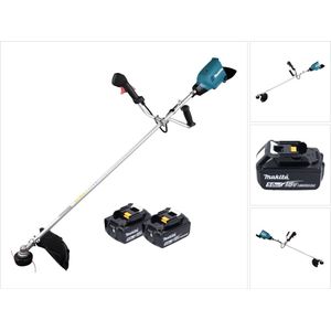 Makita DUR 369 AT2 accu bosmaaier 36 V ( 2x 18 V ) 43 cm borstelloos + 2x accu 5.0 Ah - zonder lader