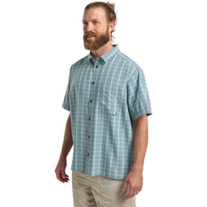 Jack Wolfskin Meseta Shirt Men - Outdoorblouse - Heren - Check Dark Navy - Maat XXL