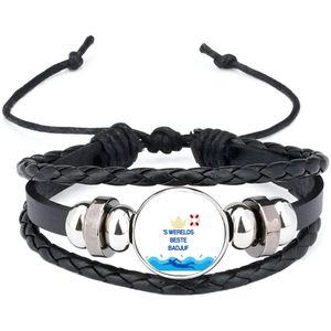 Akyol - badjuf cadeau - armband zwart - Badjuf - badjuffen en badmeesters - - cadeau badjuf - zwemmen - zwemdiploma - cadeau - kado - gift - geschenk - moederdag - lifeguard