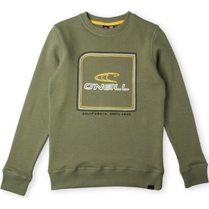 O'Neill Sweatshirts Boys ALL YEAR CREW Deep Lichen Green 176 - Deep Lichen Green 70% Cotton, 30% Recycled Polyester