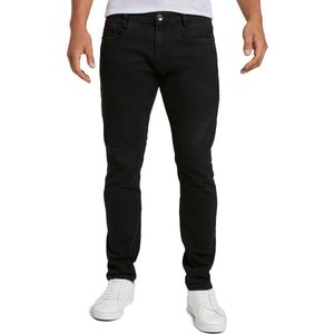 Tom Tailor Heren Jeans Broeken Troy slim Fit Zwart 36W / 30L Volwassenen