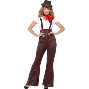 SMIFFYS - Sexy rood gangster kostuum voor vrouwen - L - Volwassenen kostuums