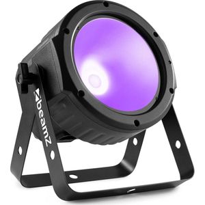 Blacklight - BeamZ COB30UV LED par - LED blacklight lamp met 30W LED - Zwart