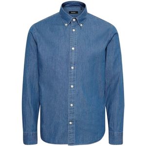 Matinique Overhemd - Modern Fit - Blauw - 42