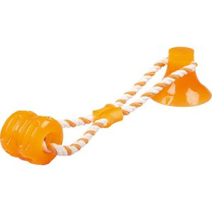Duvoplus - Speelgoed Voor Dieren - Hond - Tug `n Chew Toy 40x10,3x10,3cm Oranje - 1st