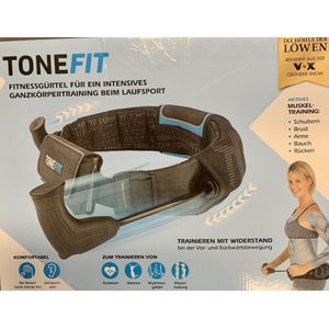 ToneFit-fitnessriem voor eenvoudige training van het hele lichaam tijdens het hardlopen