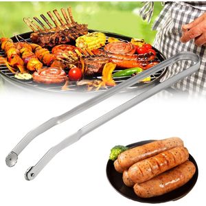 JGS ® Innovatieve Roestvrijstalen Keukentang voor Perfecte Barbecue Resultaten