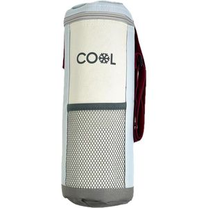 Koeltas voor flessen tot 1,5 liter, flessenkoeltas, afmeting 12 x 32 cm, koelbox, koeltas, met verstelbare schouderband, set van 3 ideaal voor onderweg