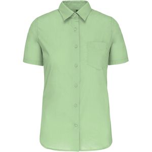Kariban Overhemd in onderhoudsvriendelijk polykatoen-popeline korte mouwen dames K548 - Pistachio Green - L