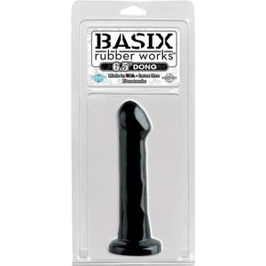 Pipedream Basix Rubber Works realistische dildo Dong zwart - 6,5 inch