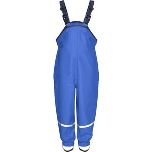 Playshoes - Regenbroek met bretels voor kinderen - Blauw - maat 140cm