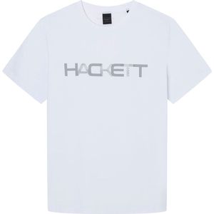 Hackett Hm500783 T-shirt Met Korte Mouwen Wit XS Man