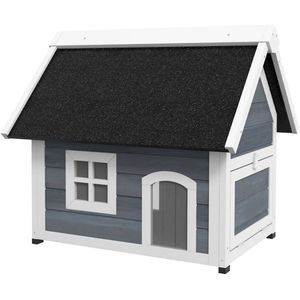 Kattenhuis voor buiten - Kattenhok - Kattenmand - 77x57,5x68cm