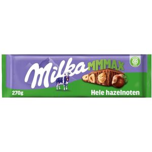 Milka Mmmax Chocolade Reep Hazelnoot 270 gram