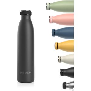 Drinking Bottle Stainless Steel 750ml | BPA Free Insulated Bottle 0.75 Liter | Leakproof Water Bottle for Sports Bicycle Dog Baby Kids