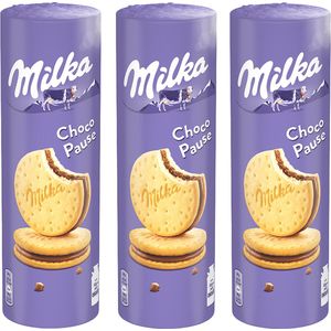 Milka Choco Pause koekjes met melkchocolade - 260g x 3