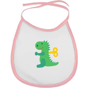 Akyol - dino slabbetje roze - Dinosaurus - liefhebbers van dino's - t-rex - speelgoed - dieren