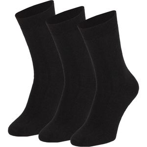 Apollo - Thermo sokken - Zwart - 3-Pack - Maat 46/48 - Warme sokken - Thermosokken heren - Thermosokken dames