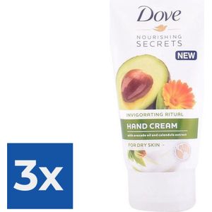 Dove Avocado Nourishing Secrets Handcrème - 75ml - Voordeelverpakking 3 stuks