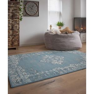 Vintage Vloerkleed Antiq - Joy de Vivre - blauw 200x290 cm