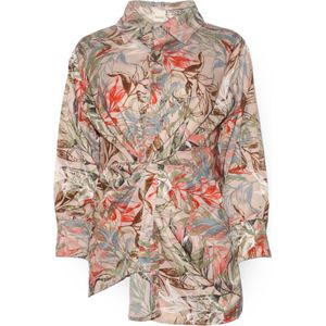 Ibramani Bryanna Dames Overhemd - Dames Blouse - Dames Top - Dames Rimpel Tuniek - Modern batik