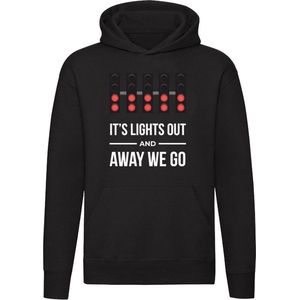 It's Lights out and Away we Go Hoodie - wereldkampioen - zandvoort - race - nederland - unisex - trui - sweater - capuchon