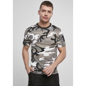 Brandit - Basic Heren T-shirt - 3XL - Grijs/Zwart