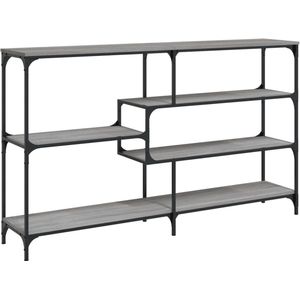 vidaXL Wandtafel - Wandtafels - Bijzettafel - Console Tafel - Wandtafel 160x32x95 cm bewerkt hout grijs sonoma eikenkleurig