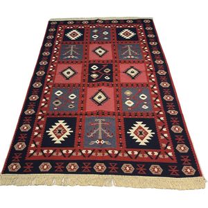 Kelim Vloerkleed Konya - Kelim kleed - Kelim tapijt - Turkish kilim - Oosterse Vloerkleed - 120x180 cm