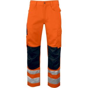 Projob Werkbroek EN ISO20471 Klasse 2 6532 Oranje/Zwart - Maat 62