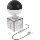 Calex Tafellamp Glas Vierkant - E27 Fitting - Helder - Excl. lichtbron