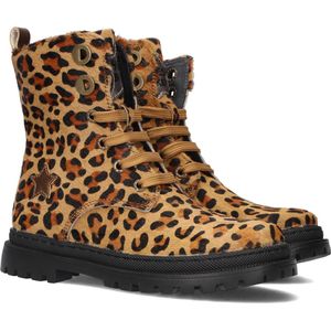 Bikerboots | Meisjes | Brown Panter | Leer | Shoesme | Maat 23