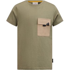 Retour Enzo Polo's & T-shirts Jongens - Polo shirt - Groen - Maat 170/176