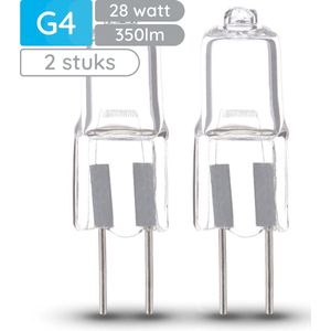 Modee Halogeen Lamp G4 - 28W 2700K 350 LM 12V - Halogeen Lamp insteek - Warm Wit - 2 stuks