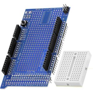 AZDelivery Prototyping Shield met Mini Breadboard compatibel met Arduino en MEGA 2560 R3 inclusief E-Book! 1