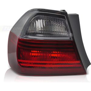 Achterlicht links - voor BMW E90 2005-2008 Sedan - rood smoke