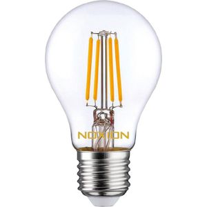 Noxion Lucent Filament LED E27 Peer Helder 7W 806lm - 827 Zeer Warm Wit | Vervangt 60W.
