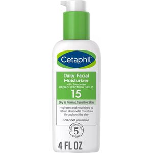 Cetaphil Daily Facial Moisturizer with No Added Fragrance - Zonder parfum - Zonnebrand SPF 15