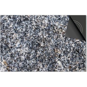 Inductie beschermer 59x52 - afdekplaat inductie mat - Dietrix Kookplaat beschermer - Exclusief - Beton - Graniet gespikkeld zwart blauw