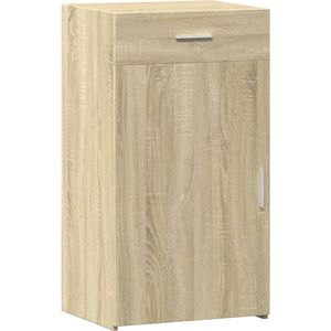 vidaXL - Dressoir - 50x42,5x93 - cm - bewerkt - hout - sonoma - eikenkleurig