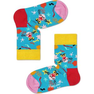 Happy Socks Kids - Pink Panter - Blauw Roze - Unisex - Maat 12-24 maanden