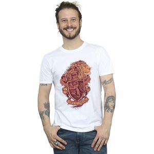 Harry Potter Heren Gryffindor Schets Crest T-Shirt