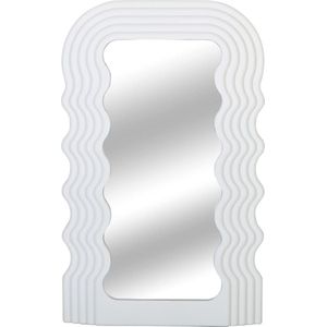 spiegel decoratieve bureau wandspiegel voor hal home decor verjaardagscadeau (wit)