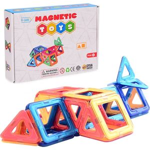 B-care Magnetisch Speelgoed 40 Stuks - Voordeelset - Montessori, STEM en Educatief Speelgoed - Bouwblokken en Constructie - Magnetic Tiles - Magnetische tegels - Magnetic toys - Magnetische Bouwblokken - Veilig Voor Kinderen