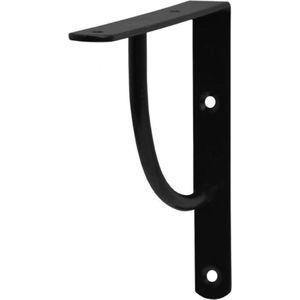B!Organised - Mini Swing Black- Metalen plankdrager - Plankdrager Zwart - Modern Design -  14,5 x 14,5 cm