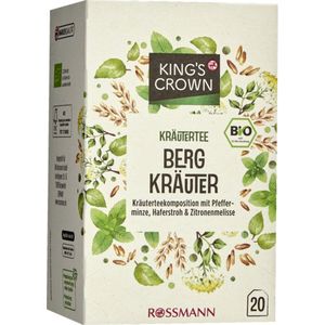 KING'S CROWN Bio Kruidenthee Bergkruiden 35g