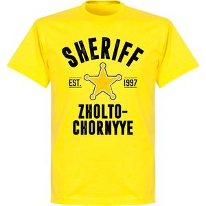 Sheriff Established T-shirt - Geel - XXL