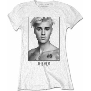 Justin Bieber - Sorry Ladies Dames T-shirt - M - Wit