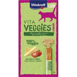 Vitakraft Vita Veggies Liquid Kaas & Tomaat 6x15 gr